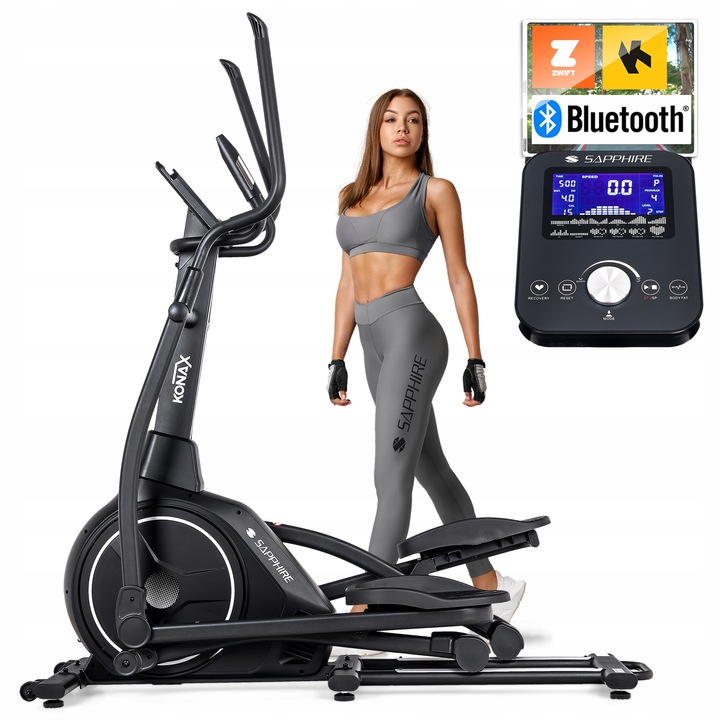 Orbi-trek TRENAŻER eliptyczny KONAX ELEKTROMAGNETYCZNY APLIKACJE do 150KG