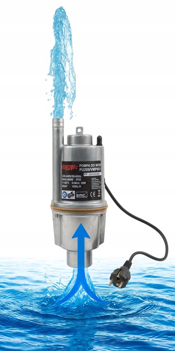 POMPA GŁĘBINOWA DOLNOSSĄCA MEMBRANOWA DO STUDNI NUREK