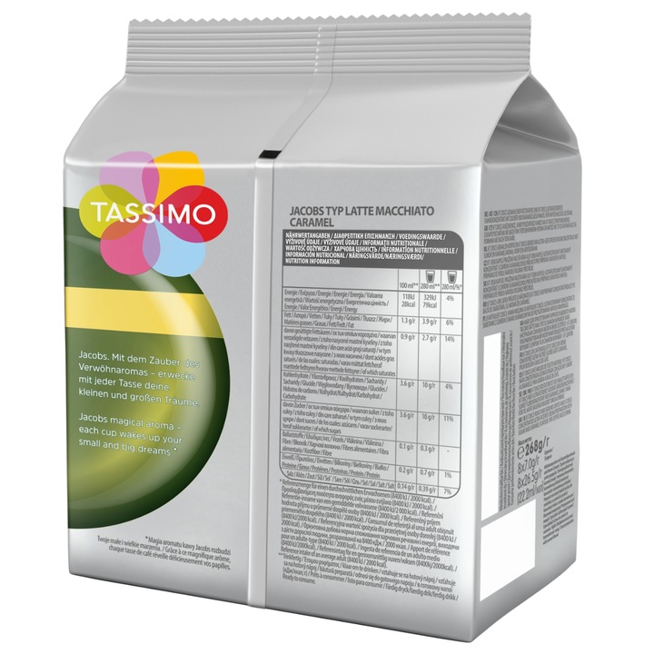 Kapsułki TASSIMO Latte Macchiato CARAMEL 2 x 8