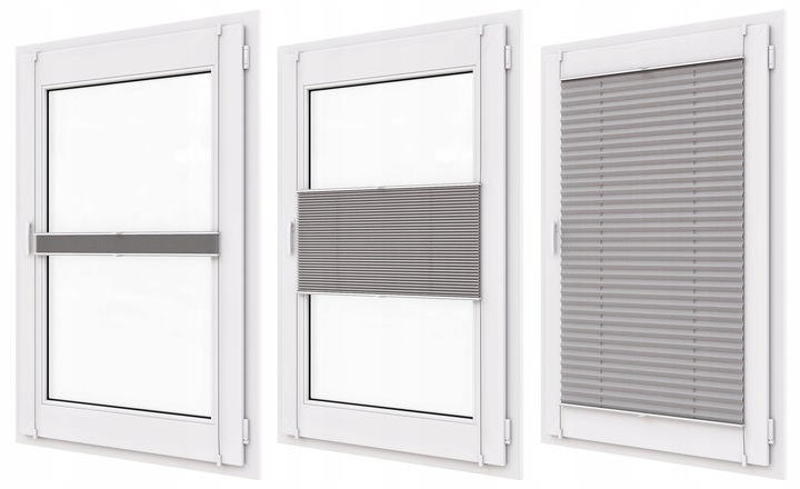 Roleta plisowana ZACIEMNIAJĄCA termo - na Haczykach PLISA 42 x 150 cm