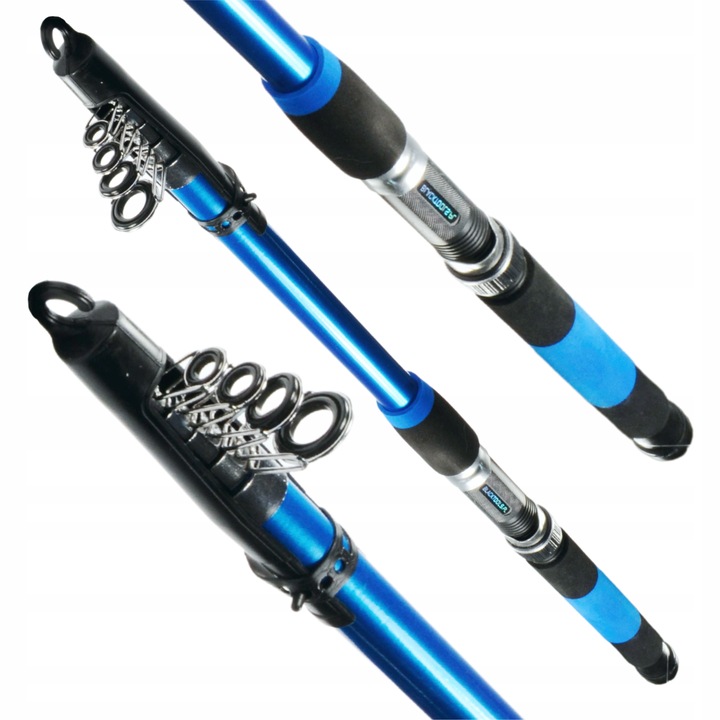 ZESTAW WĘDKARSKI SPŁAWIK 2,1 DWIE WĘDKI KOŁOWROTKI