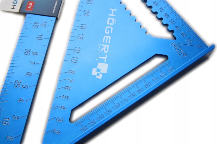 KĄTOWNIK CIESIELSKI STOLARSKI ALUMINIOWY MOCNY 300 x 300 mm HOGERT HT4M214