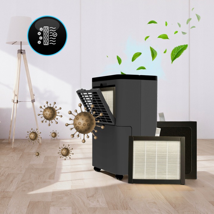 Pochłaniacz wilgoci 24l/24h osuszacz powietrza Nexi UV ION WiFi HEPA