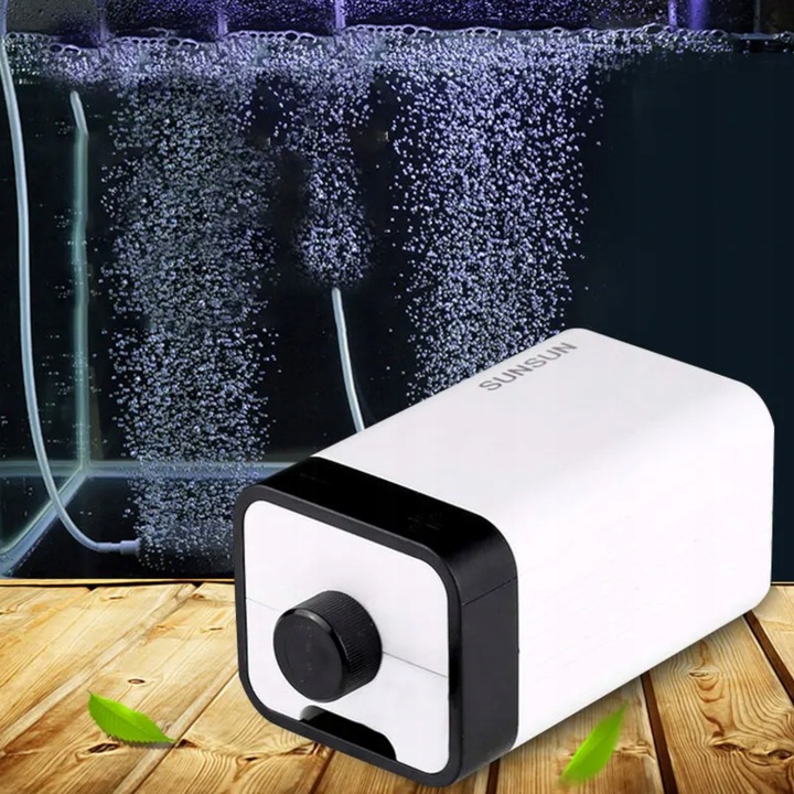 Napowietrzacz SunSun CT-202 pompka 180l/h z regulacją Do Akwarium 100-300l