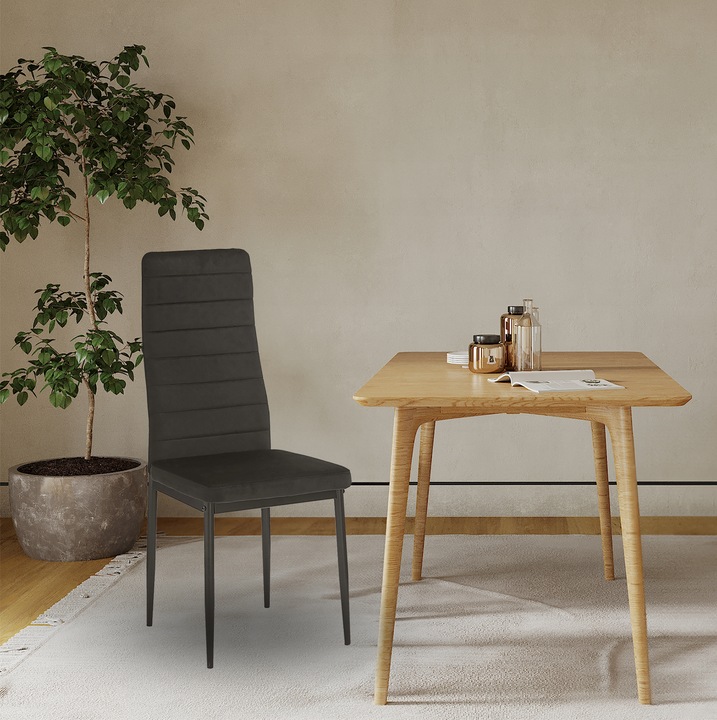 KRZESŁO PIKOWANE WELUR SALON JADALNIA KUCHNIA WYSOKIE MARK KT118