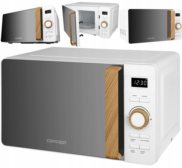 KUCHENKA MIKROFALOWA MIKROFALÓWKA WOLNOSTOJĄCA 20L 800W BIAŁA Concept