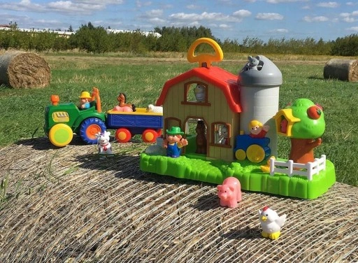 Dumel Traktor Farmer Interaktywny mówi PL świeci