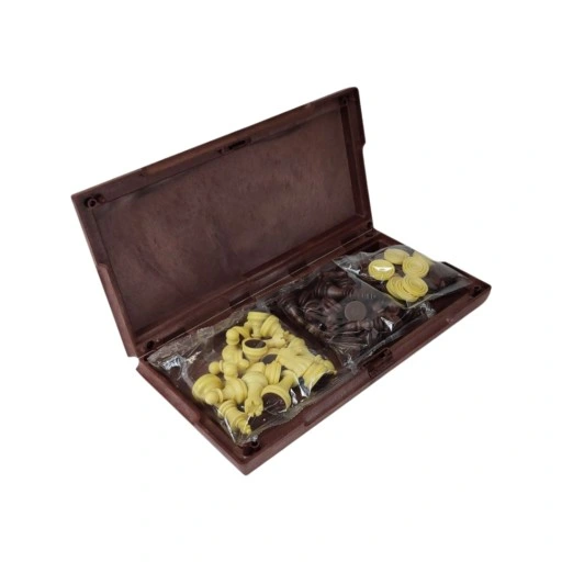 2w1 Magnetyczne Szachy Warcaby drewniane