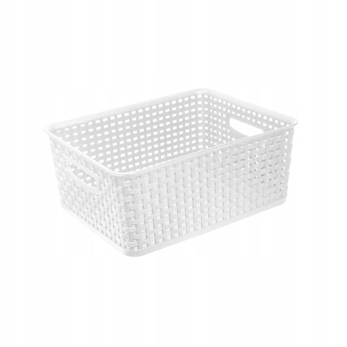 REGAŁ KOMODA STOJAK Z 2 KOSZAMI RATTAN BRANQ 1727A