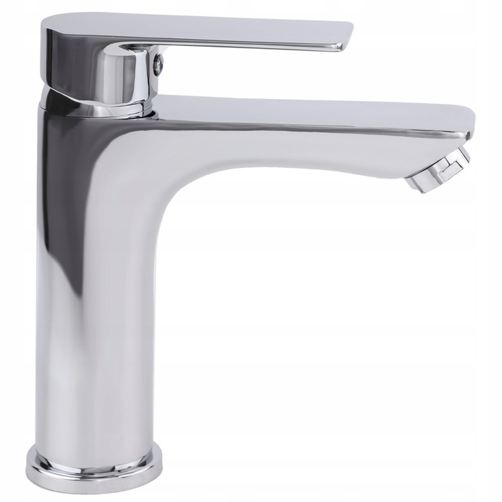 Bateria umywalkowa stojąca srebrna kran do łazienki chrom YOKA HOME