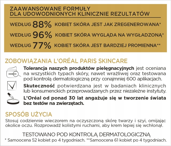 Loreal Ekspert Wieku 70+ Przeciwzmarszczkowy Krem Do Twarzy Na Noc 50ml