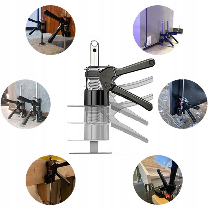 PODNOŚNIK RĘCZNY PŁYTEK PŁYT GIPSOWYCH DRZWI OKIEN SZYB MEBLI 120kg