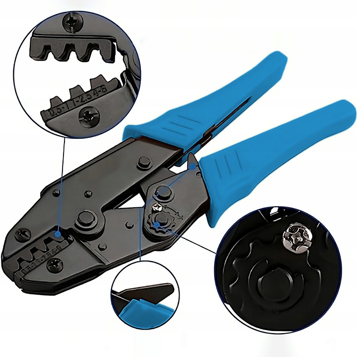 ZACISKARKA PRASKA KONEKTORÓW NIEIZOLOWANYCH KABLI