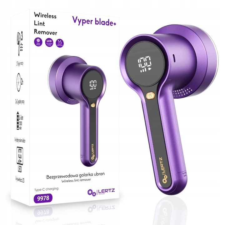 GOLARKA DO UBRAŃ SWETRÓW ELEKTRYCZNA MASZYNKA DUŻA MOC BEZPRZEWODOWA