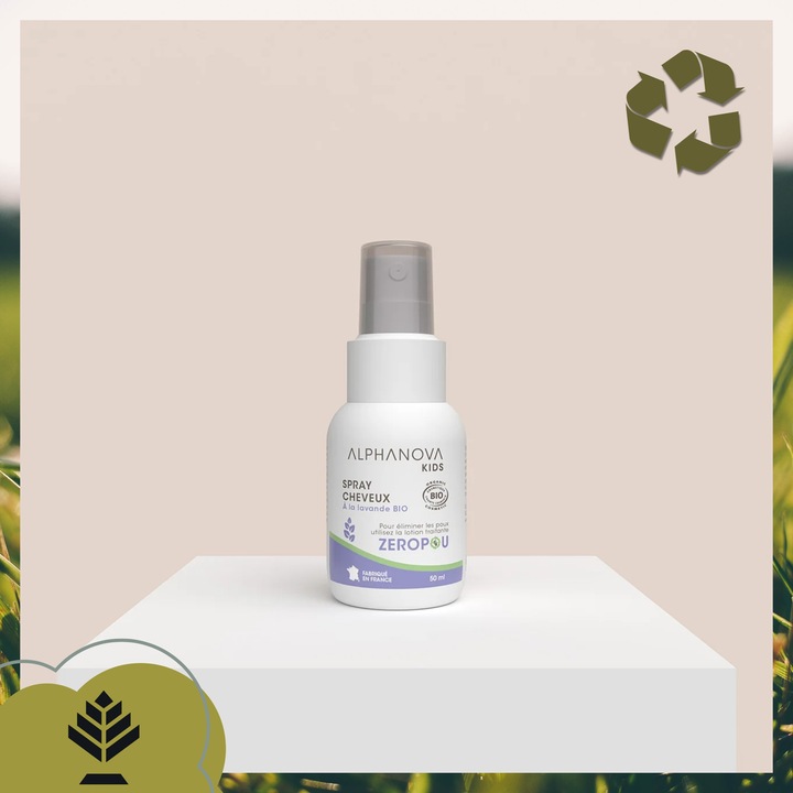 Spray do włosów z lawendą 50 ml pielęgnacja w kuracji przeciw wszawicy