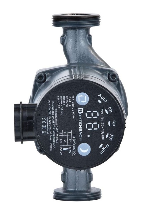 Pompa C.O EHI 25/40/180 – Energooszczędna, Solidna, 3 prędkości pracy!