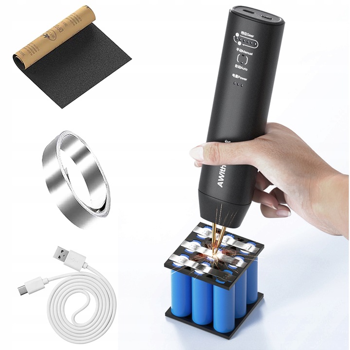 RĘCZNY ZGRZEWARKA PUNKTOWA PRZENOŚNA SPAWARKA DOMOWY DO OGNIW