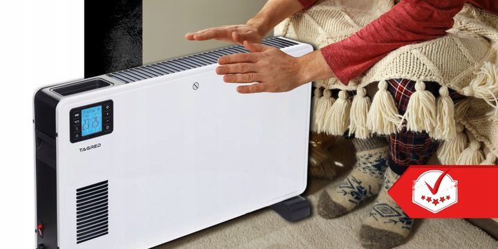 Grzejnik Konwektorowy Turbo Pilot Timer LCD Bardzo Mocny 2300W