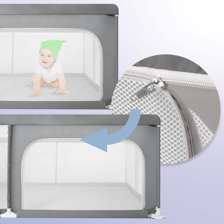 Duży Kojec dziecięcy łóżeczko Plac zabaw z podłogą Suchy basen 150x200