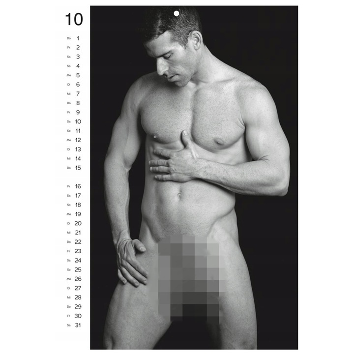 Kalendarz Erotyczny 2026 - Męska Nagość Bez Cenzury | Limitowana Edycja 18+