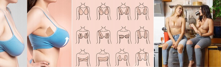 TAŚMA MODELUJĄCA UNOSZĄCA BIUST 5M PLASTRY 20 SZT