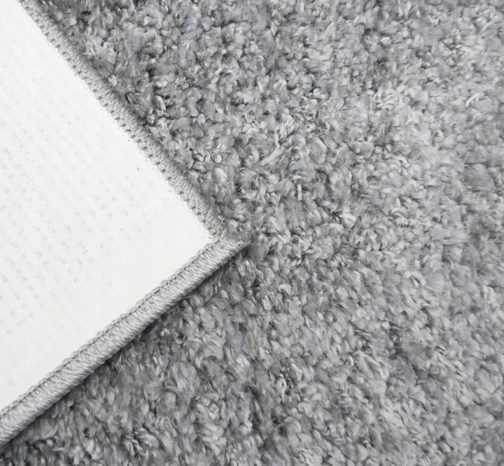 DYWAN SHAGGY WŁOCHATY DO SALONU SYPIALNI MIĘKKI PLUSZOWY SZARY 60X100