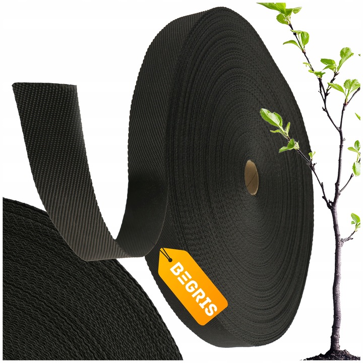 TAŚMA DO MOCOWANIA ROŚLIN DRZEW KRZEWÓW BARDZO MOCNA 32mm DŁUGA 50M