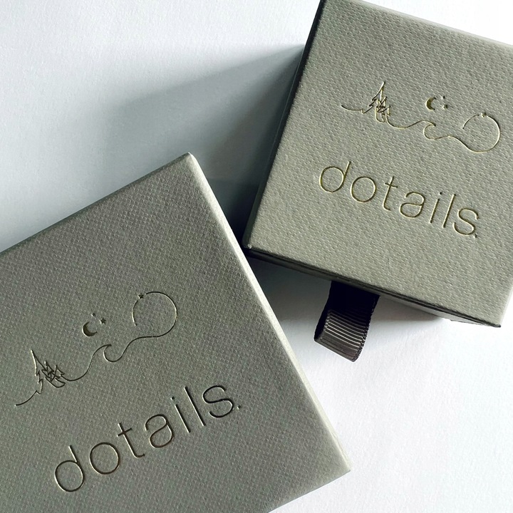 Srebrna ręcznie wykonana nausznica Wrap 4 mm