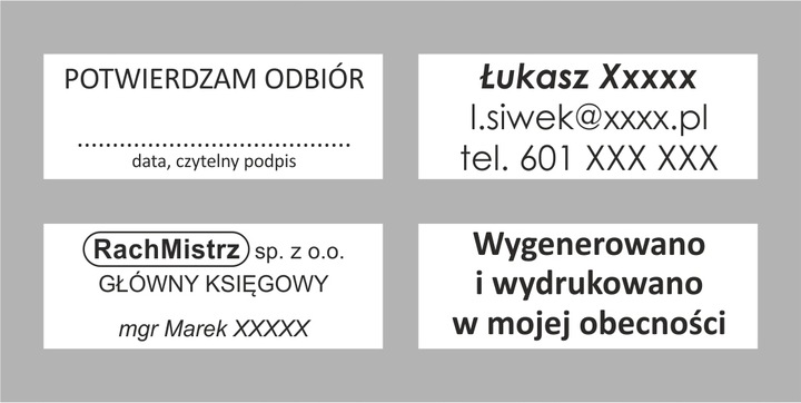 Pieczątka mała COLOP C20 IMIENNA LEKARSKA do 4 wersów + PROJEKT i GUMKA