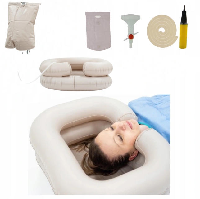 Basen do mycia GŁOWY w łóżku + PRYSZNIC + POMPKA basen EASY SHOWER / TIMAGO