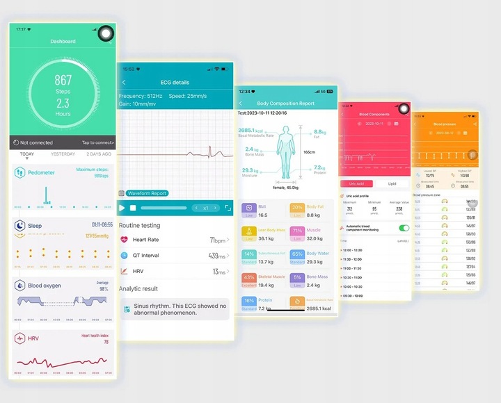SMARTWATCH MĘSKI Zegarek EKG FUNKCJA POMIARU CUKRU AMOLED CIŚNIENIE ROZMOWY