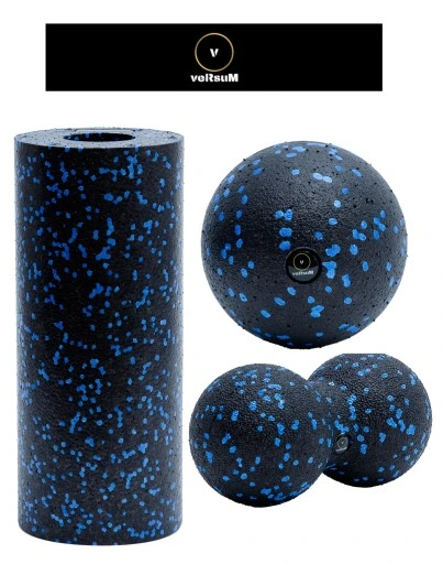 2 ZESTAWY WAŁKÓW! Zestaw wałków do masażu 3w1 Roller, Piłka, Duoball X 2SZT