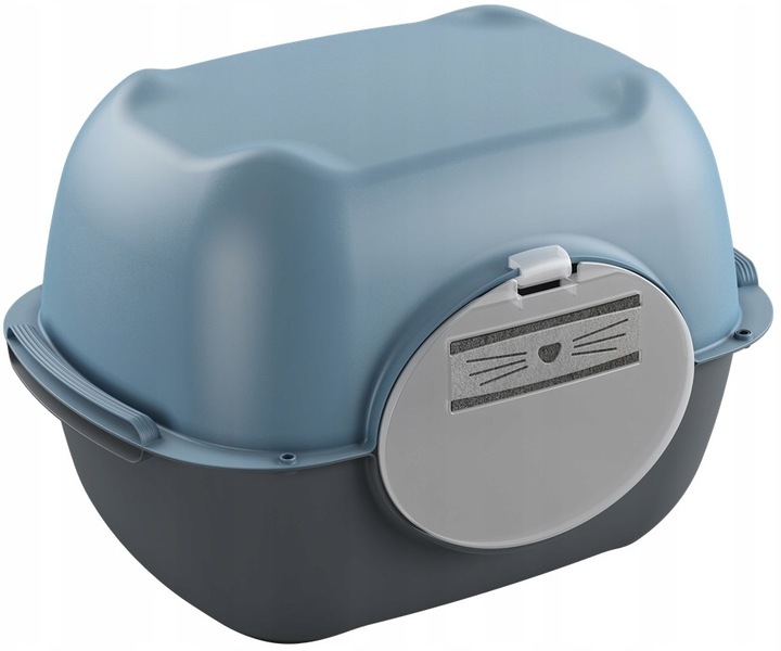 Duża Modułowa Otwarta Kuweta dla kota z Niskim Wejściem na żwirek dla kota