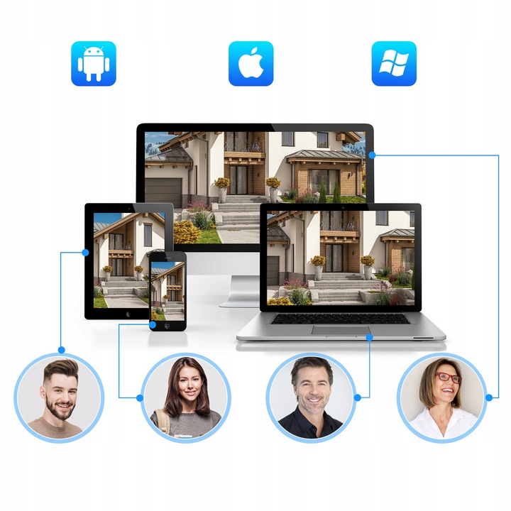 ZEWNĘTRZNA OBROTOWA KAMERA IP 3MP 2K WIFI6 2.4G&5G A-1008