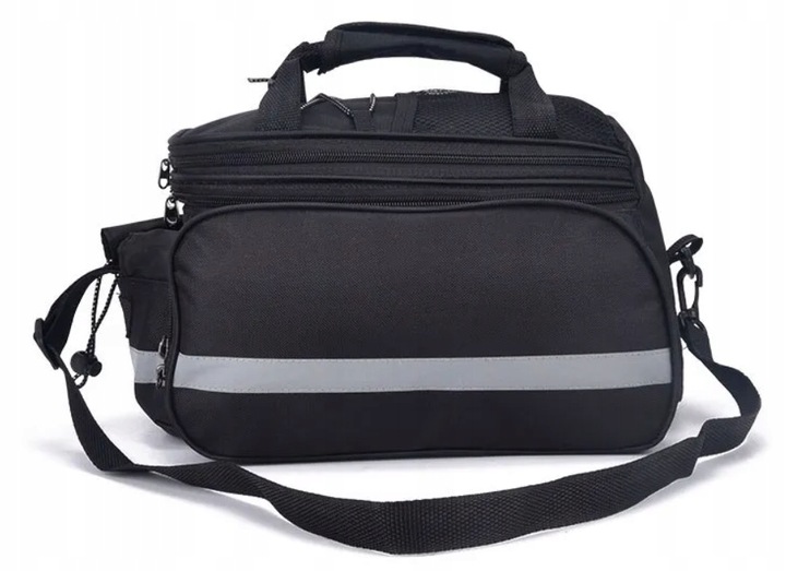 TORBA SAKWA ROWEROWA NA ROWER BAGAŻNIK + POKROWIEC Pojemna Wygodna Solidna