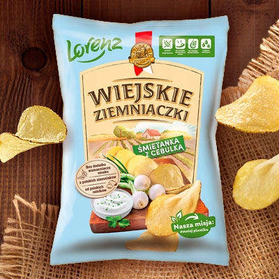 Zestaw Chipsy Wiejskie Ziemniaczki MIX 6+1 Gratis (7x130g)