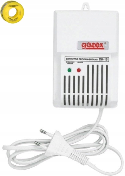 GAZEX detektor LPG: propan-butan DK-15 230V +taśma