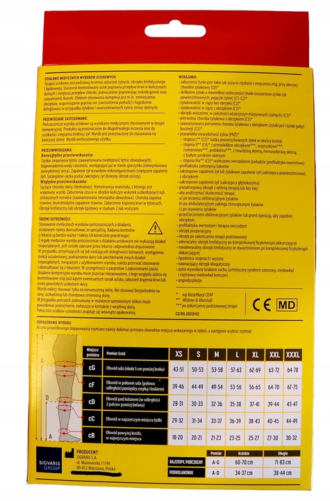 PANI TERESA POŃCZOCHY UCISKOWE MEDYCZNE CCL2 NA ŻYLAKI 2 STOPNIA