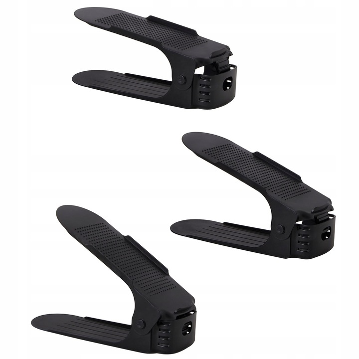 10x ORGANIZER UCHWYT CZARNY NA BUTY OBUWIE PÓŁKA DO SZAFY GARDEROBY