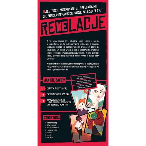 TREFL Gra towarzyska REWELACJE emocjonująca gra imprezowa 18+ ORYGINAŁ