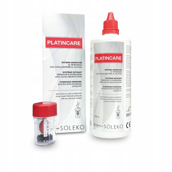 Płyn do soczewek twardych, miękkich SOLEKO Platincare 360ml bakteriobójczy