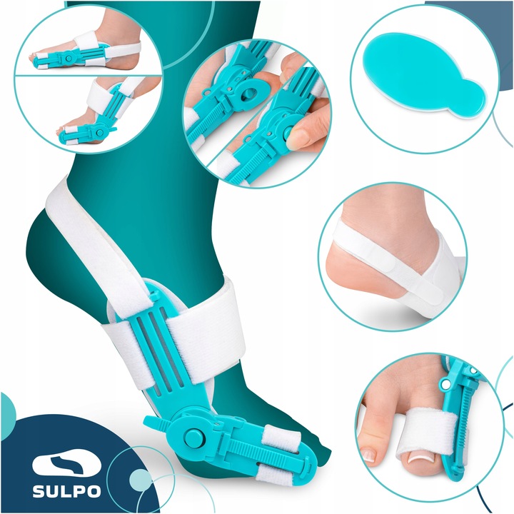 Aparat korygujący ułożenie dużego palca korektor na haluksy dzień i noc