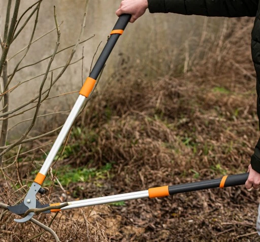 2x SEKATOR DO GAŁĘZI KRZEWÓW PĘDÓW OGRODOWY TELESKOPOWY ZESTAW MAŁY + DUŻY