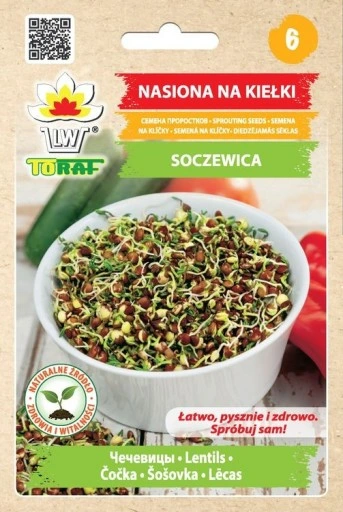 ZESTAW NASIONA NA KIEŁKI MIX ODMIAN ŁATWA UPRAWA MICROGREENS 21 SZT. GRATIS
