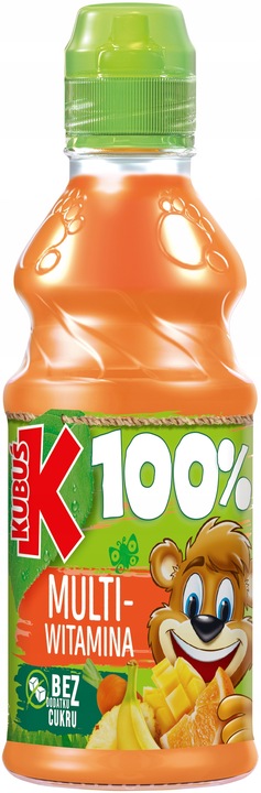 KUBUŚ 100% Sok Multiwitamina Dla Dzieci 12 x 300ml