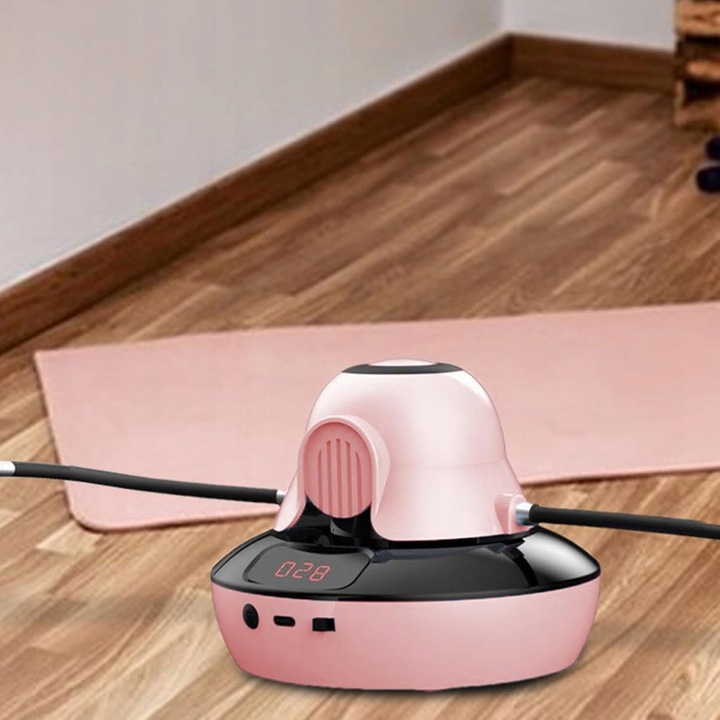 SKAKANKA INTELIGENTNA AUTOMATYCZNA DLA DZIECKO Z LED LICZNIK + PILOT RÓŻOWY