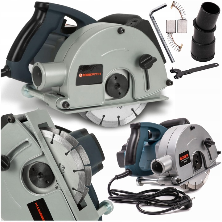 BRUZDOWNICA ELEKTRYCZNA 3500W DO BETONU ZESTAW NARZĘDZI TARCZE DUŻA