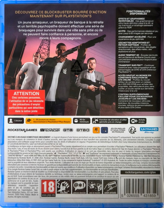 GRAND THEFT AUTO V GTA 5 PL PS5 NOWA