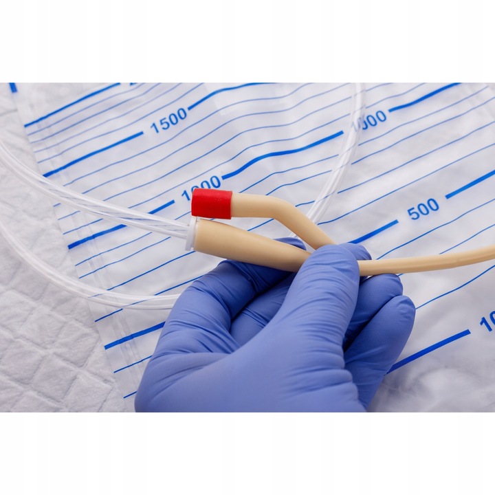 Worek Medyczny Do Zbiórki Moczu Sterylny Z Zaworem T 2L 90cm 30 Sztuk Zarys