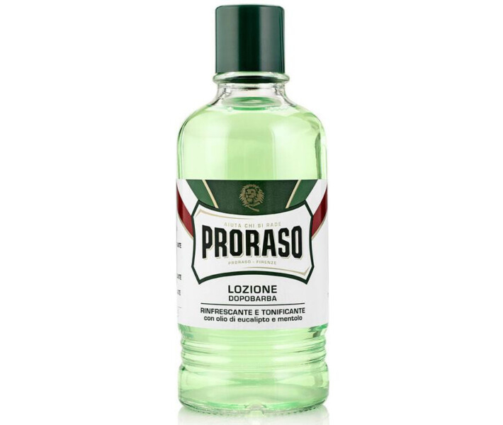 ZESTAW Proraso zestaw woda po goleniu zilona eukaliptus 400ml pompka atomiz